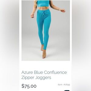 Zyia Active Confluence Zipper Joggers